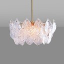 West Elm - Glass Leaf Chandelier